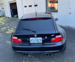 2000 BMW M Coupe in Cosmos Black Metallic over Black Nappa