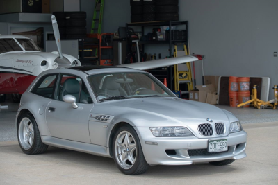 2000 BMW M Coupe in Titanium Silver Metallic over Dark Gray & Black Nappa