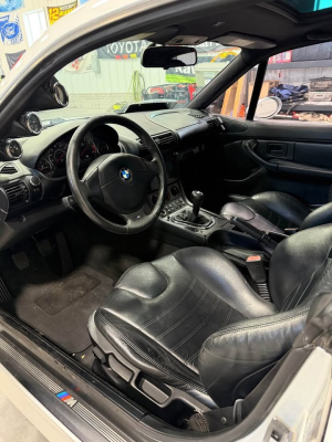 2000 BMW M Coupe in Titanium Silver Metallic over Black Nappa