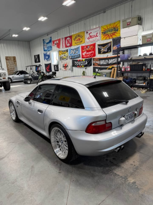 2000 BMW M Coupe in Titanium Silver Metallic over Black Nappa