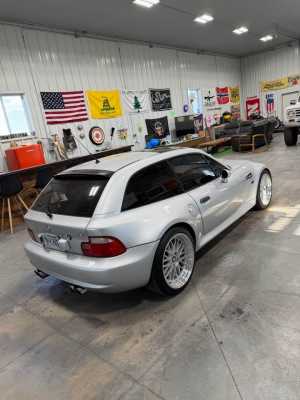 2000 BMW M Coupe in Titanium Silver Metallic over Black Nappa