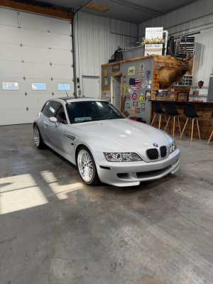 2000 BMW M Coupe in Titanium Silver Metallic over Black Nappa