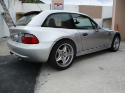 2000 BMW M Coupe in Titanium Silver Metallic over Black Nappa