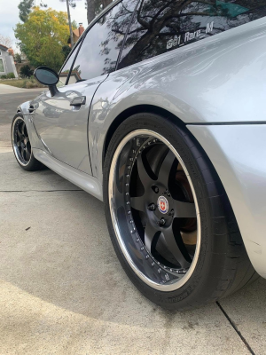 2000 BMW M Coupe in Titanium Silver Metallic over Imola Red & Black Nappa