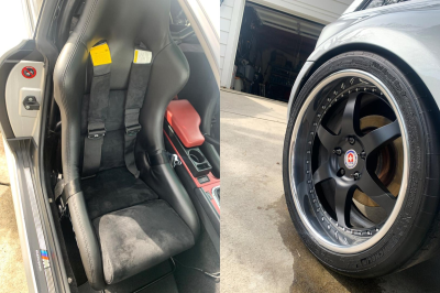 2000 BMW M Coupe in Titanium Silver Metallic over Imola Red & Black Nappa