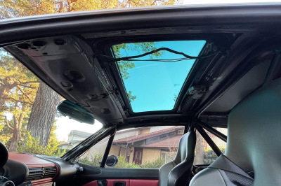 2000 BMW M Coupe in Titanium Silver Metallic over Imola Red & Black Nappa