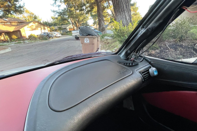 2000 BMW M Coupe in Titanium Silver Metallic over Imola Red & Black Nappa