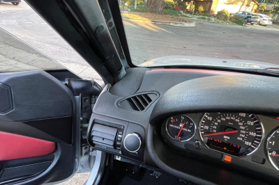 2000 BMW M Coupe in Titanium Silver Metallic over Imola Red & Black Nappa