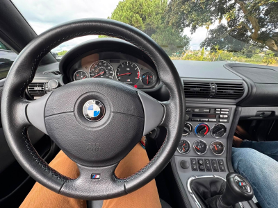 2000 BMW M Coupe in Titanium Silver Metallic over Dark Gray & Black Nappa