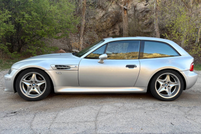 2000 BMW M Coupe in Titanium Silver Metallic over Black Nappa