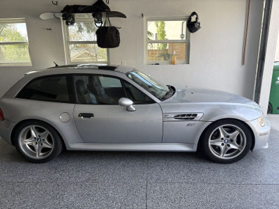 2000 BMW M Coupe in Titanium Silver Metallic over Black Nappa
