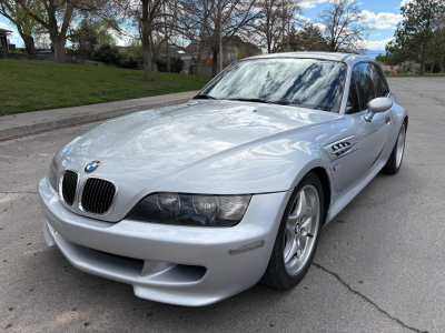 2000 BMW M Coupe in Titanium Silver Metallic over Black Nappa