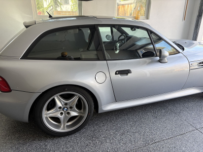 2000 BMW M Coupe in Titanium Silver Metallic over Black Nappa