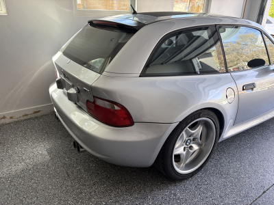 2000 BMW M Coupe in Titanium Silver Metallic over Black Nappa