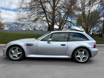 2000 BMW M Coupe in Titanium Silver Metallic over Black Nappa