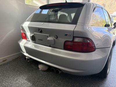 2000 BMW M Coupe in Titanium Silver Metallic over Black Nappa