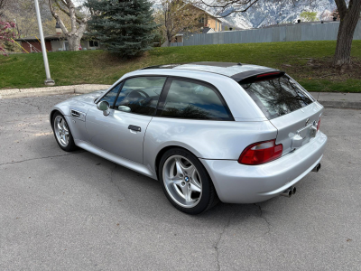 2000 BMW M Coupe in Titanium Silver Metallic over Black Nappa