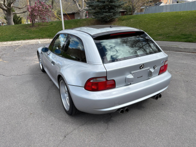 2000 BMW M Coupe in Titanium Silver Metallic over Black Nappa