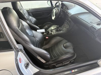 2000 BMW M Coupe in Titanium Silver Metallic over Black Nappa