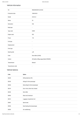 2000 BMW M Coupe in Titanium Silver Metallic over Black Nappa