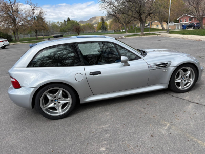 2000 BMW M Coupe in Titanium Silver Metallic over Black Nappa