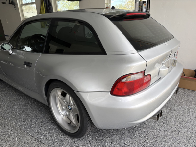 2000 BMW M Coupe in Titanium Silver Metallic over Black Nappa