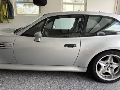 2000 BMW M Coupe in Titanium Silver Metallic over Black Nappa