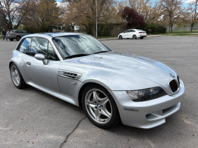 2000 BMW M Coupe in Titanium Silver Metallic over Black Nappa