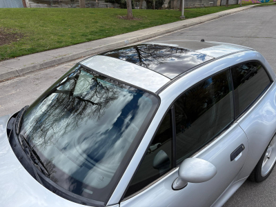 2000 BMW M Coupe in Titanium Silver Metallic over Black Nappa