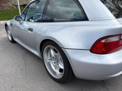 2000 BMW M Coupe in Titanium Silver Metallic over Black Nappa