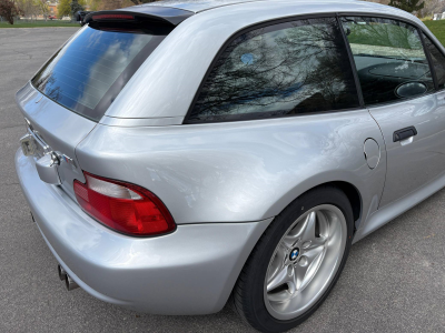 2000 BMW M Coupe in Titanium Silver Metallic over Black Nappa