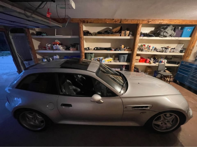 2000 BMW M Coupe in Titanium Silver Metallic over Black Nappa