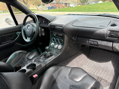 2000 BMW M Coupe in Titanium Silver Metallic over Black Nappa