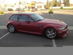 2000 BMW M Coupe in Imola Red 2 over Dark Beige Oregon