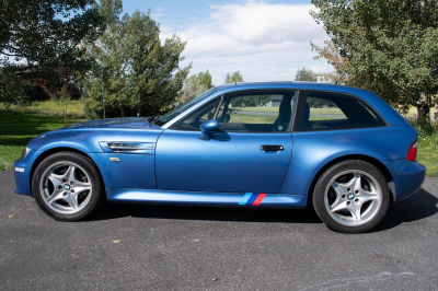 2000 BMW M Coupe in Estoril Blue Metallic over Estoril Blue & Black Nappa