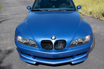 2000 BMW M Coupe in Estoril Blue Metallic over Estoril Blue & Black Nappa