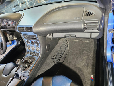 2000 BMW M Coupe in Estoril Blue Metallic over Estoril Blue & Black Nappa