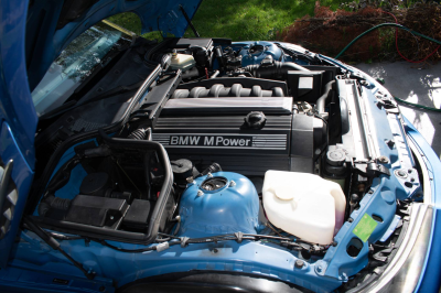 2000 BMW M Coupe in Estoril Blue Metallic over Estoril Blue & Black Nappa