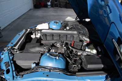 2000 BMW M Coupe in Estoril Blue Metallic over Estoril Blue & Black Nappa