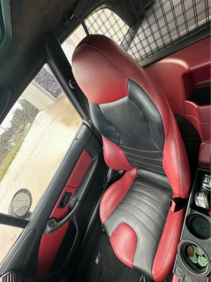 2000 BMW M Coupe in Cosmos Black Metallic over Imola Red & Black Nappa