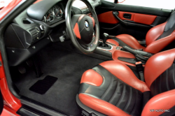 2000 BMW M Coupe in Imola Red 2 over Imola Red & Black Nappa
