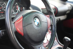 2000 BMW M Coupe in Imola Red 2 over Imola Red & Black Nappa - Steering Wheel