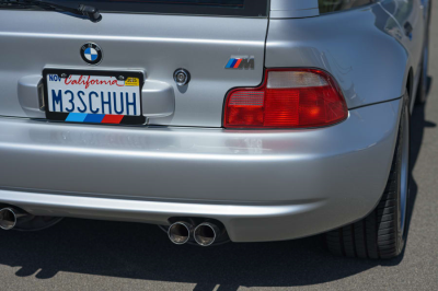 2000 BMW M Coupe in Titanium Silver Metallic over Dark Gray & Black Nappa