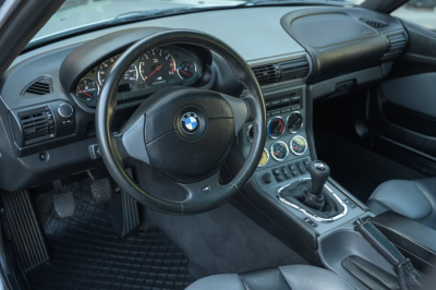 2000 BMW M Coupe in Titanium Silver Metallic over Dark Gray & Black Nappa