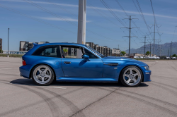 2000 BMW M Coupe in Estoril Blue Metallic over Estoril Blue & Black Nappa