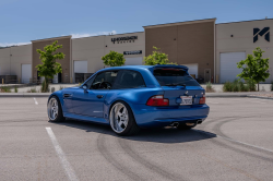 2000 BMW M Coupe in Estoril Blue Metallic over Estoril Blue & Black Nappa