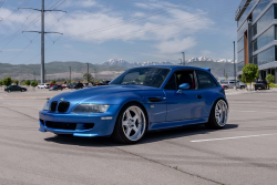 2000 BMW M Coupe in Estoril Blue Metallic over Estoril Blue & Black Nappa