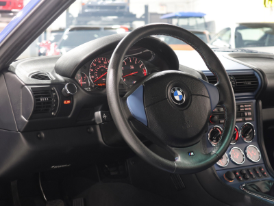 2000 BMW M Coupe in Estoril Blue Metallic over Estoril Blue & Black Nappa