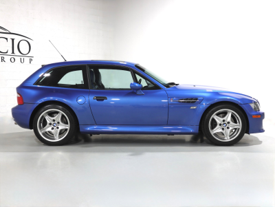 2000 BMW M Coupe in Estoril Blue Metallic over Estoril Blue & Black Nappa