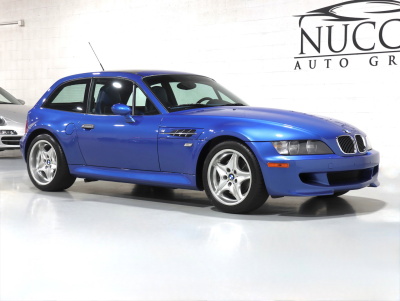 2000 BMW M Coupe in Estoril Blue Metallic over Estoril Blue & Black Nappa
